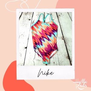 Nike Girls' Big Crossback One Piece Swimsuit
